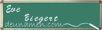 Eve Biegert Visitenkarte
